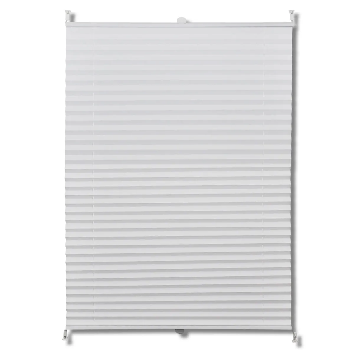 Helloshop26 Store plissé - 80 x 150 cm - Blanc