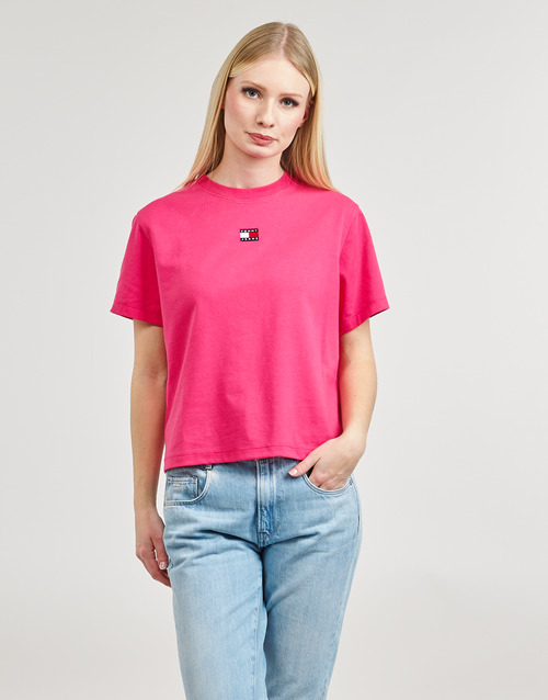 Tommy Jeans - TJW BXY BADGE TEE EXT - Rose