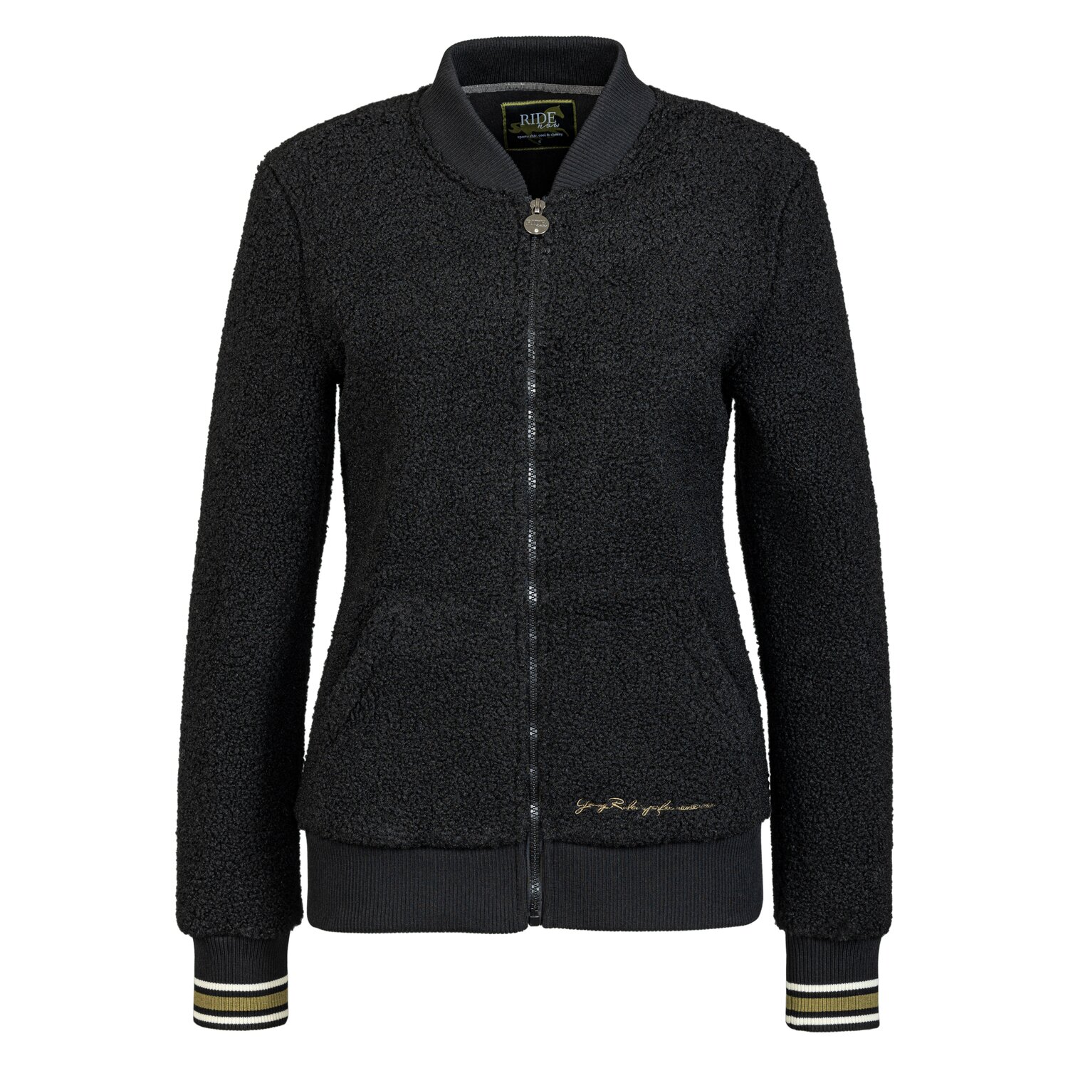 RIDE now Fleecejacke  - black