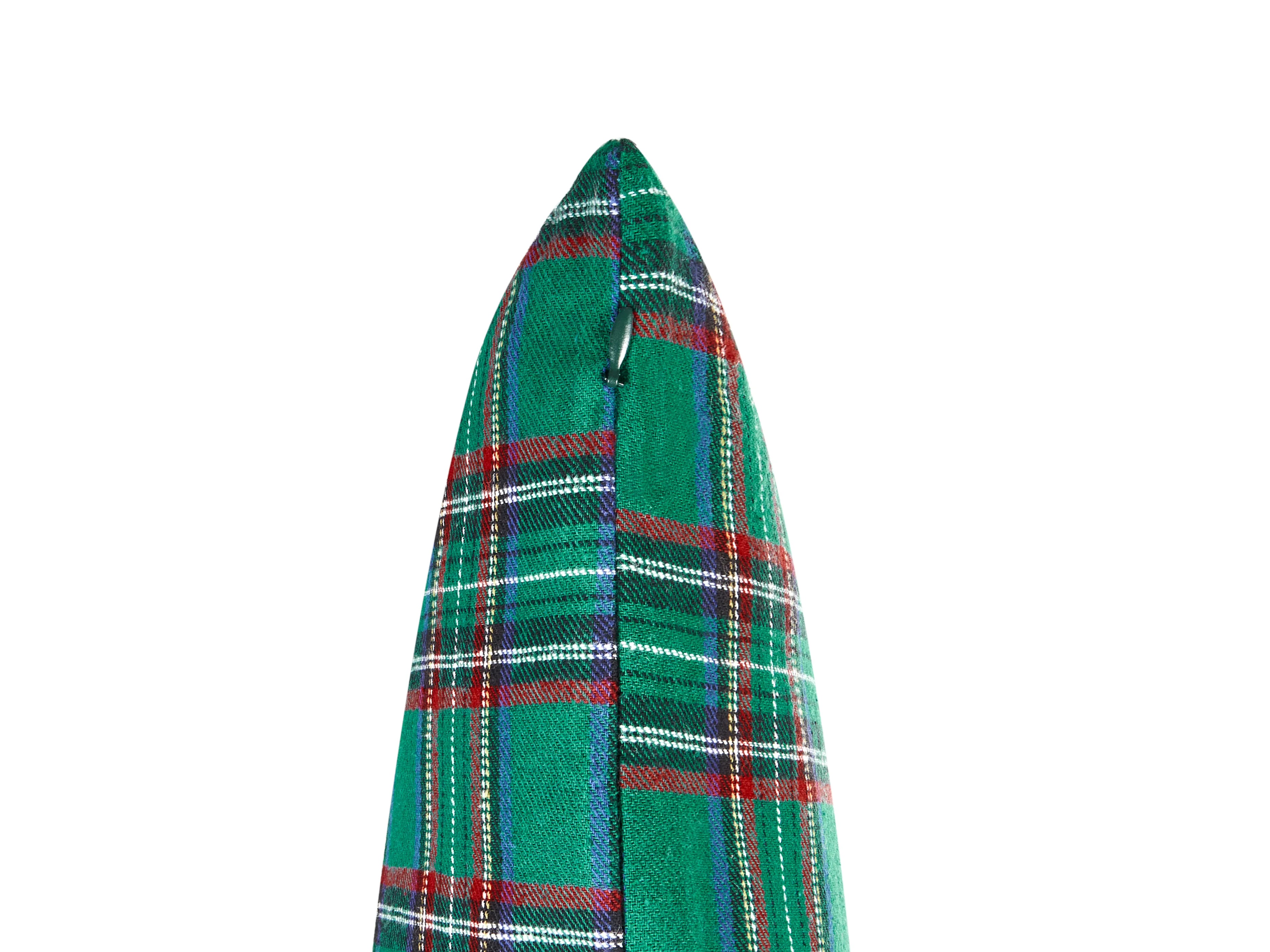 Set van 2 sierkussens JOYCANDY 30 x 50 cm Groen kerstmotief