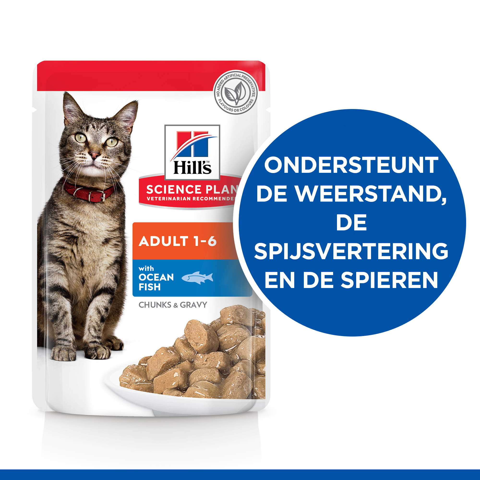 Hill's Science Plan - Feline Adult  - Zeevis - Maaltijdzakje