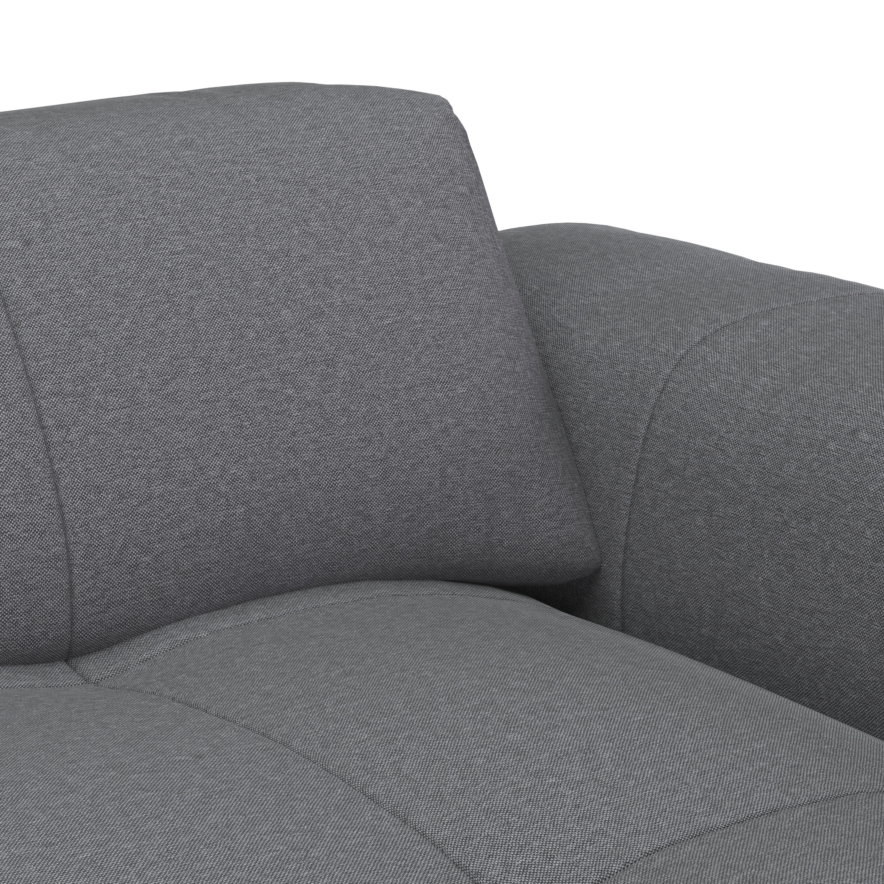 Ecksofa BONNIE rechts grau