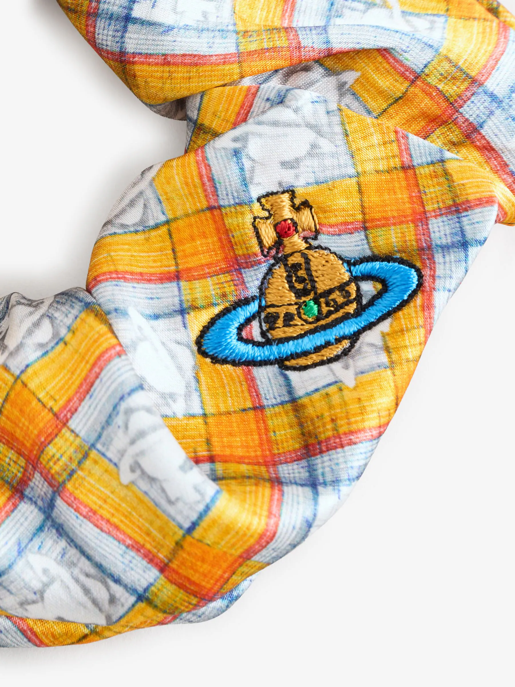 Vivienne Westwood Yellow Small Scrunchie