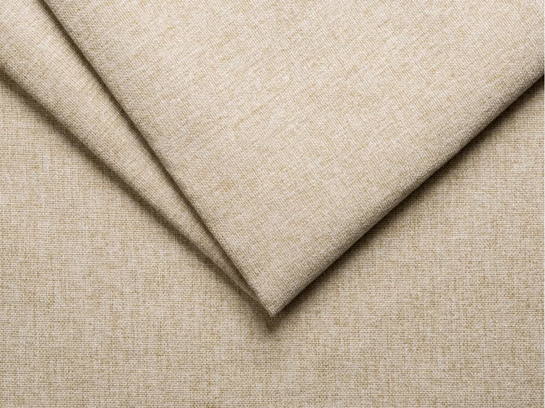 Canapé d'angle convertible et réversible en tissu beige MELTANA
