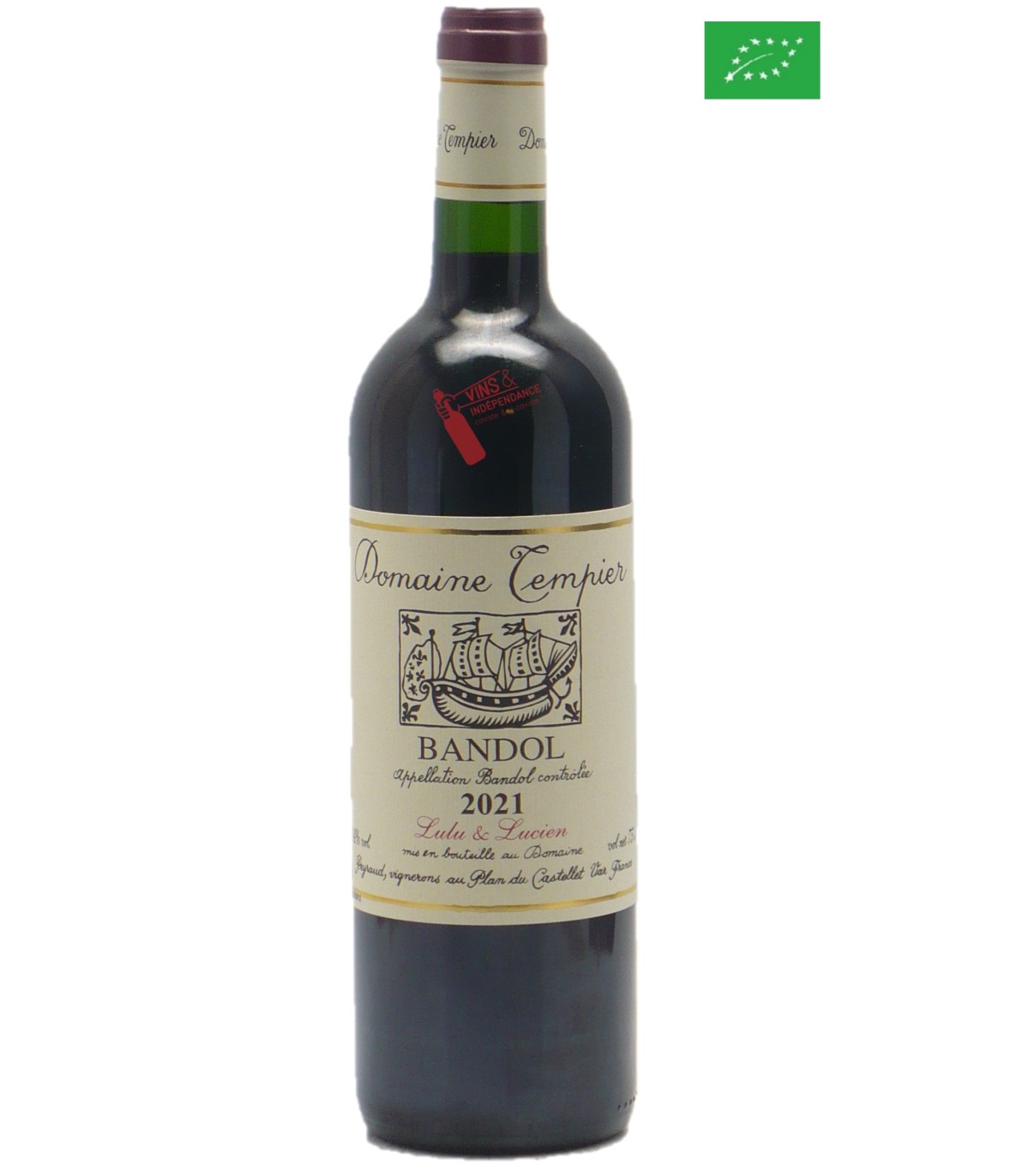Domaine Tempier Bandol (rouge) 2021 Lulu & Lucien