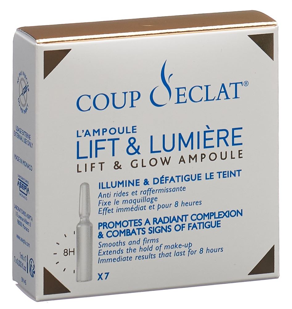 Coup d'Eclat Die Ampulle Lift & Glow liq Amp 1 ml