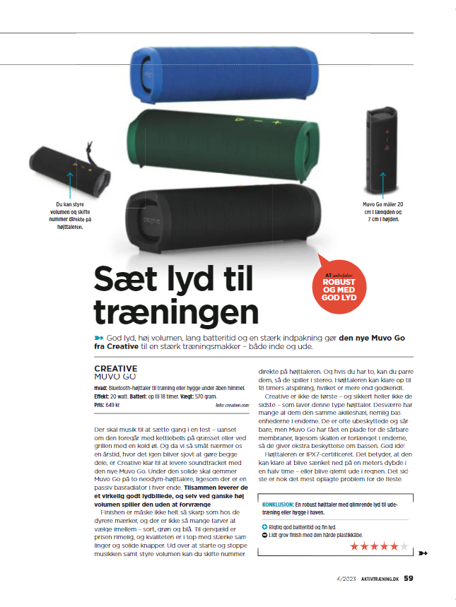 Creative - Muvo Go Bluetooth Speaker, Green