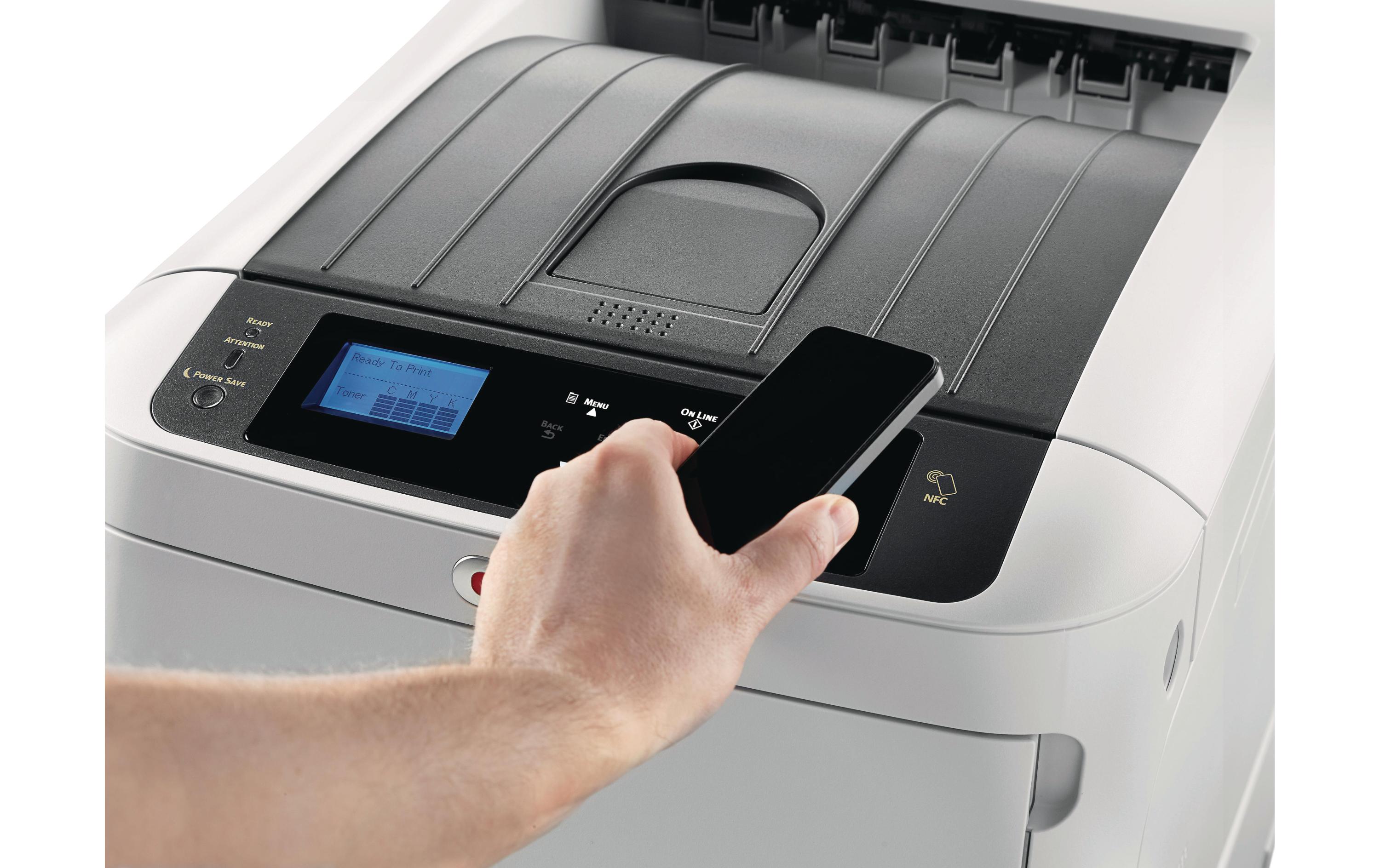 Drucker C824DN<br>Kompakter, netzwerkfähiger Farb-Laserdrucker für Formate bis A3