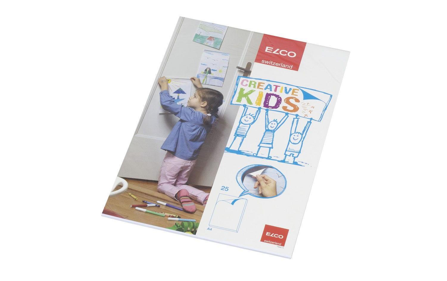 Zeichenblock A4 selbstklebendZeichenblock für Kinder