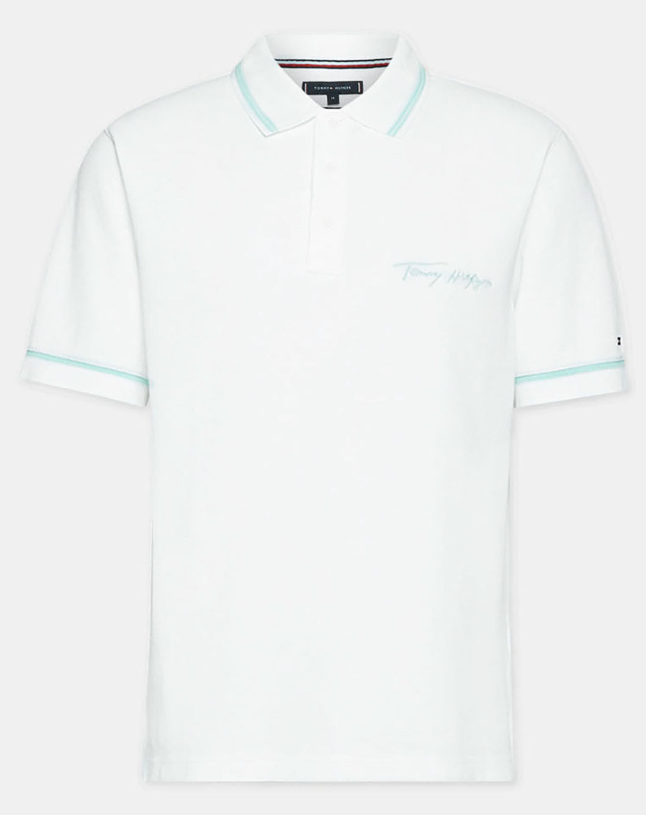Tommy Hilfiger Polo regular fit tommy signature blanc