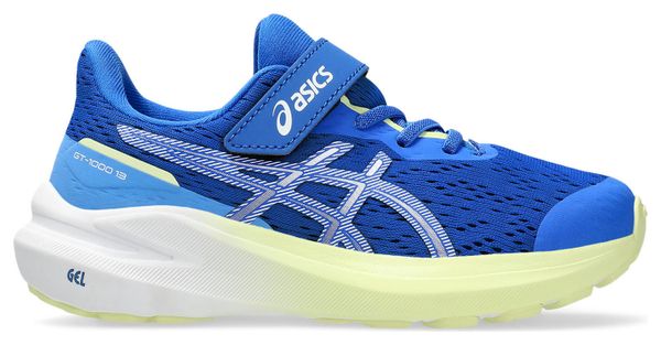 Chaussures Running Asics GT-1000 13 PS Bleu/Jaune Enfant
