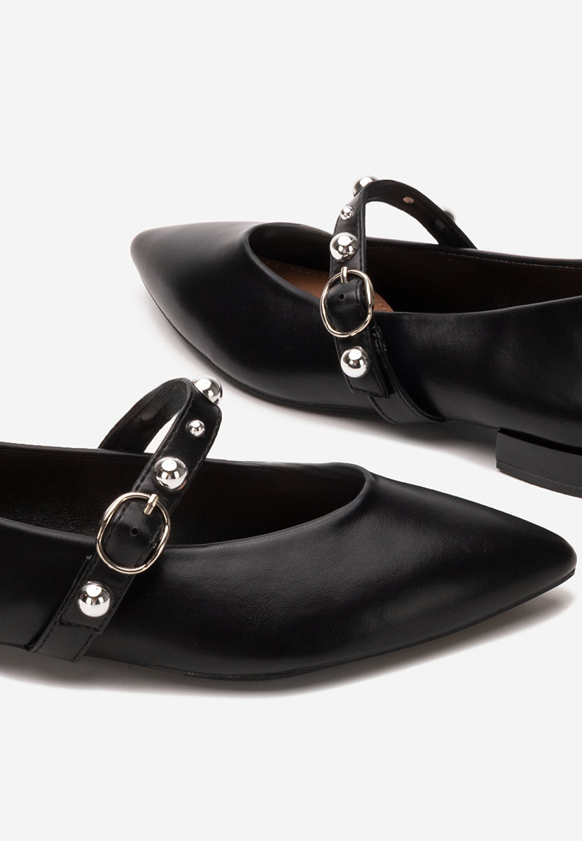 Ballerines femme noirs Sorilia