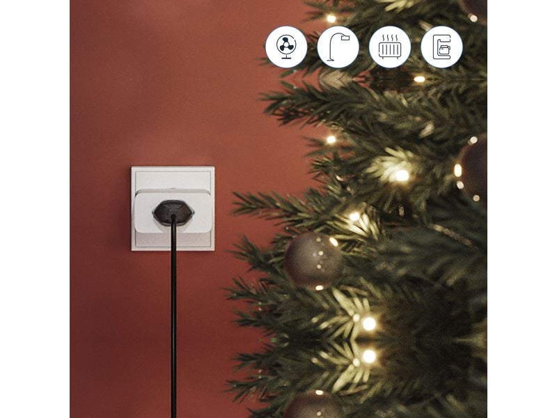 WiZ Smart Plug CH, Matter / WLAN Smarte Steckdose