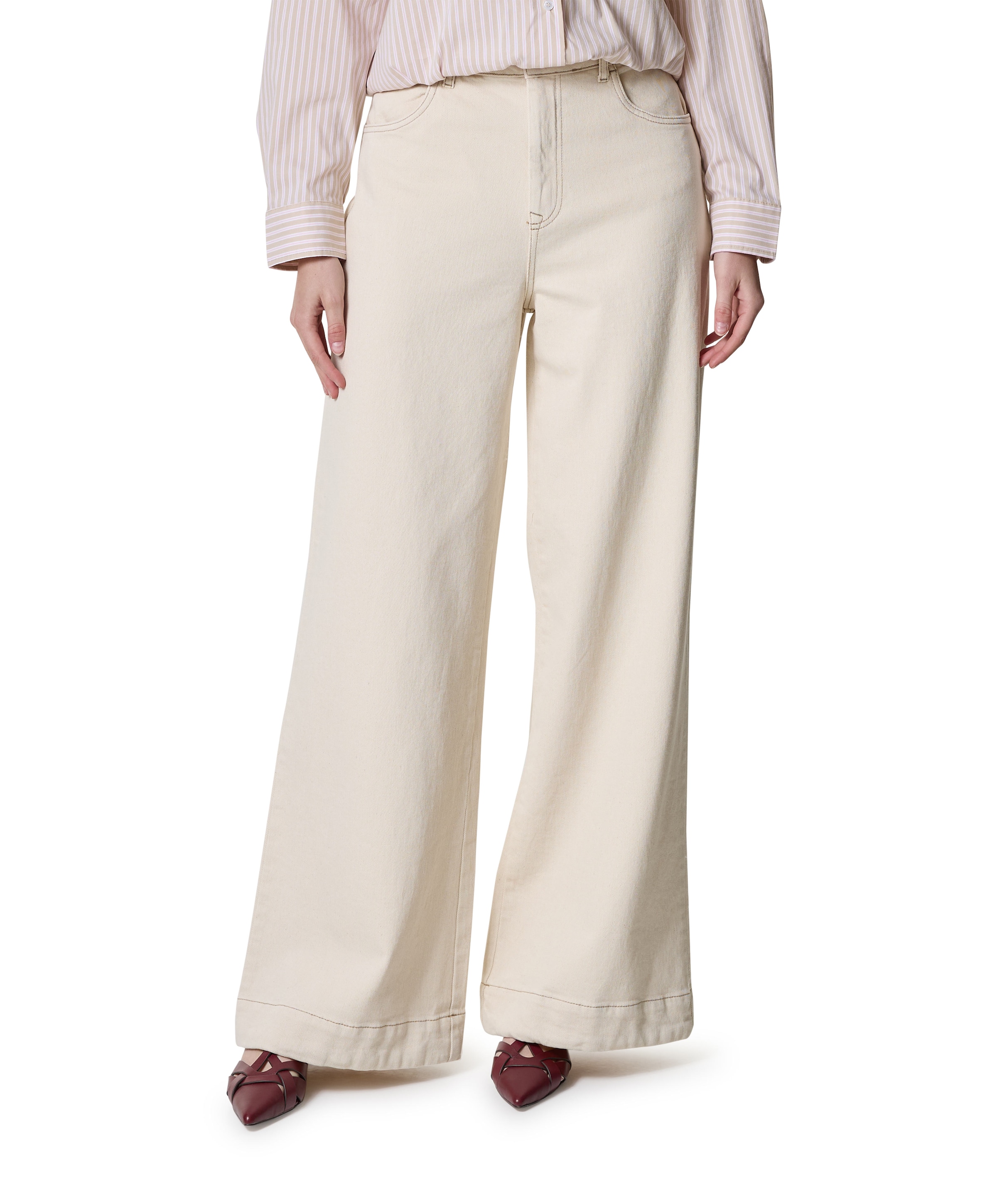Nukus Abby dames broek ecru