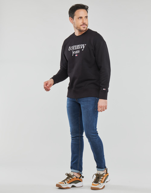 Tommy Jeans - TJM REG MODERN CORP LOGO CREW Negro