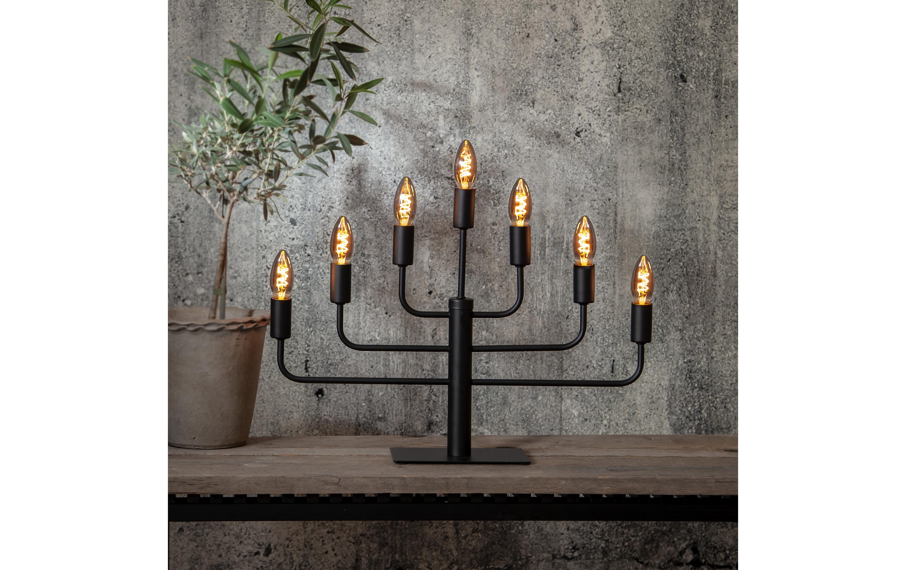 Lampe LED Grace Smoke, 3 W, E14, WarmweissLeuchtmittel mit E14 Sockel