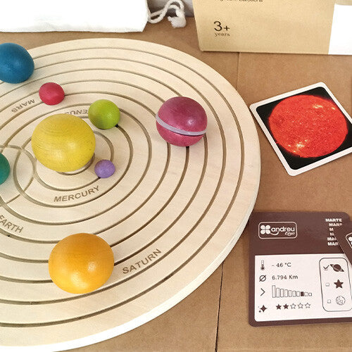 Andreu toys sensorisch zonnestelsel 3D