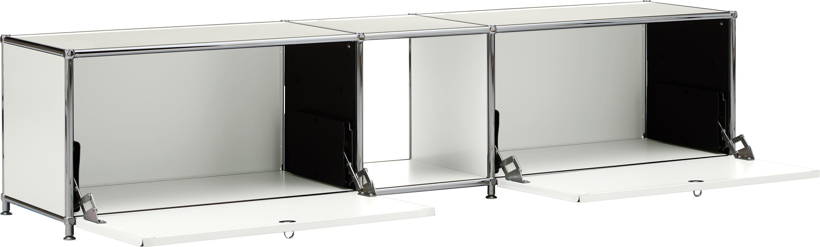 FLEXCUBE Lowboard - Hellgrau / B: 190.0 cm x T: 40.0 cm x H: 43.0 cm