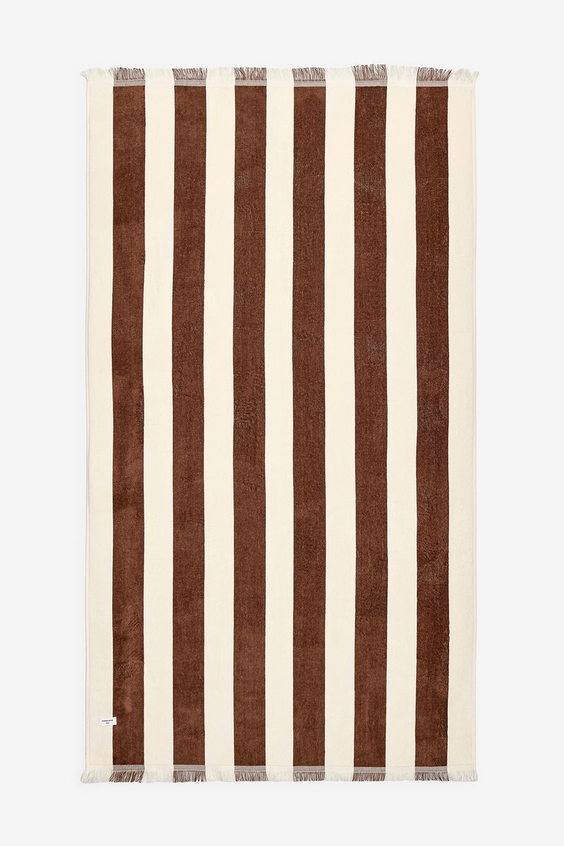 TOALHA JACQUARD ÀS RISCAS