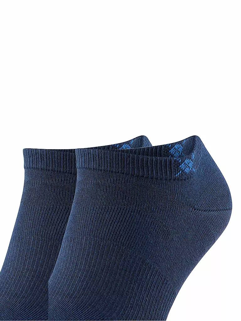 BURLINGTON Herren Sneaker Socken EVERYDAY 2-er Pkg. 40-46 marine blau