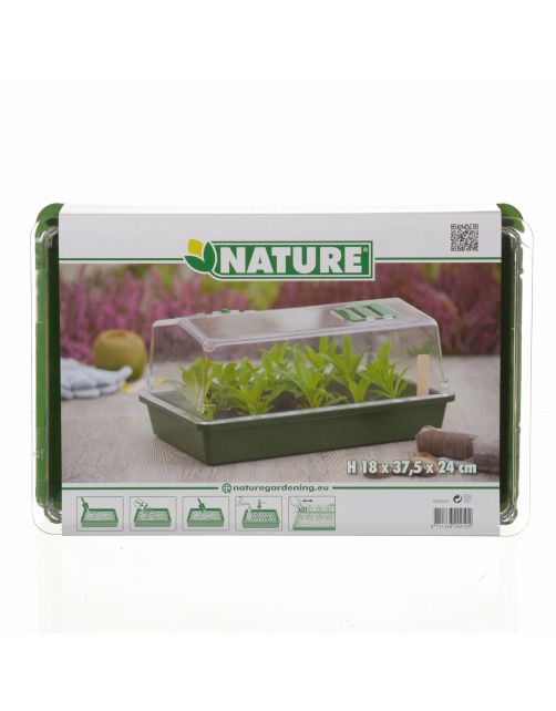 Nature Kweekkas Groen&Transparant - Kweekbakken
