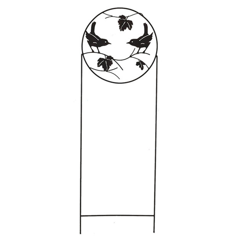 Treillage jardin fer oiseaux 35x112cm