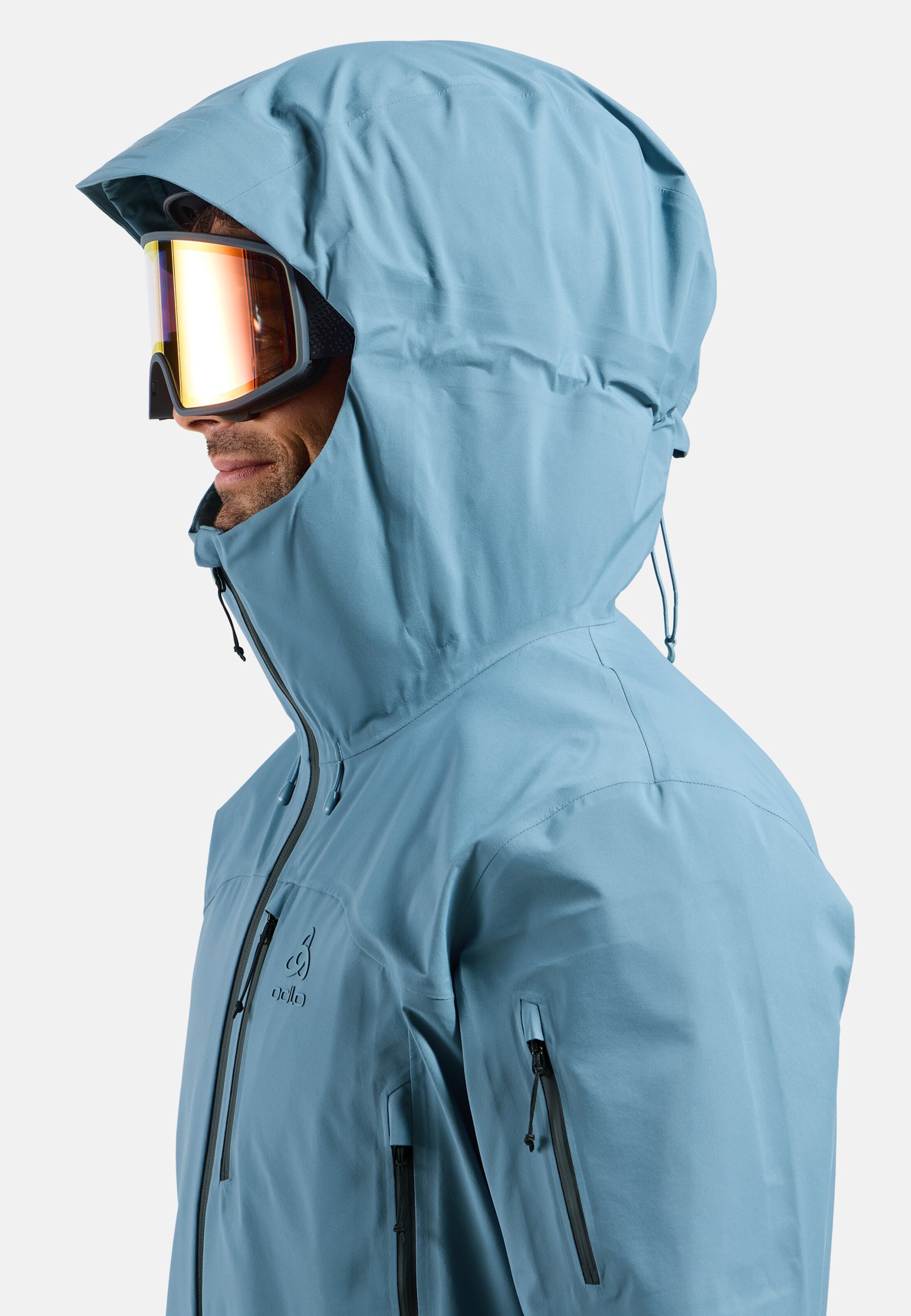 X-Alp 3L Hardshell Ski-Jacke in provincial blue