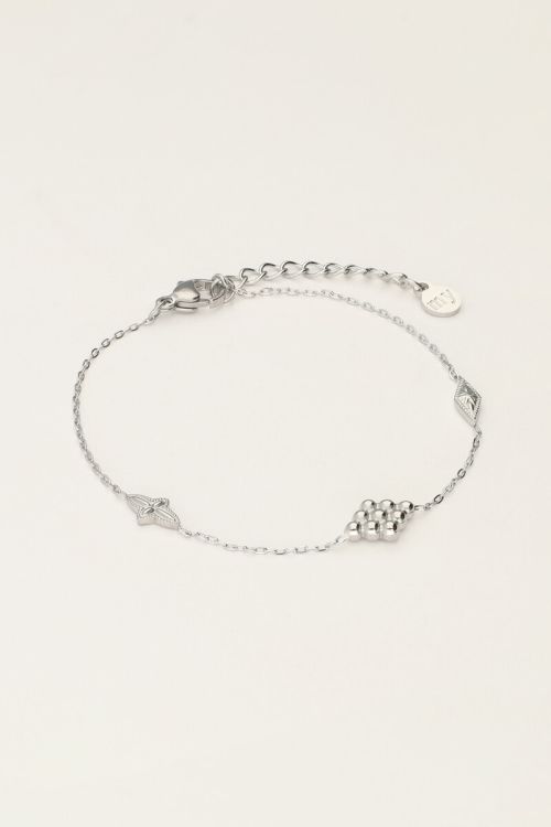 Minimalistische armband met ruitjes