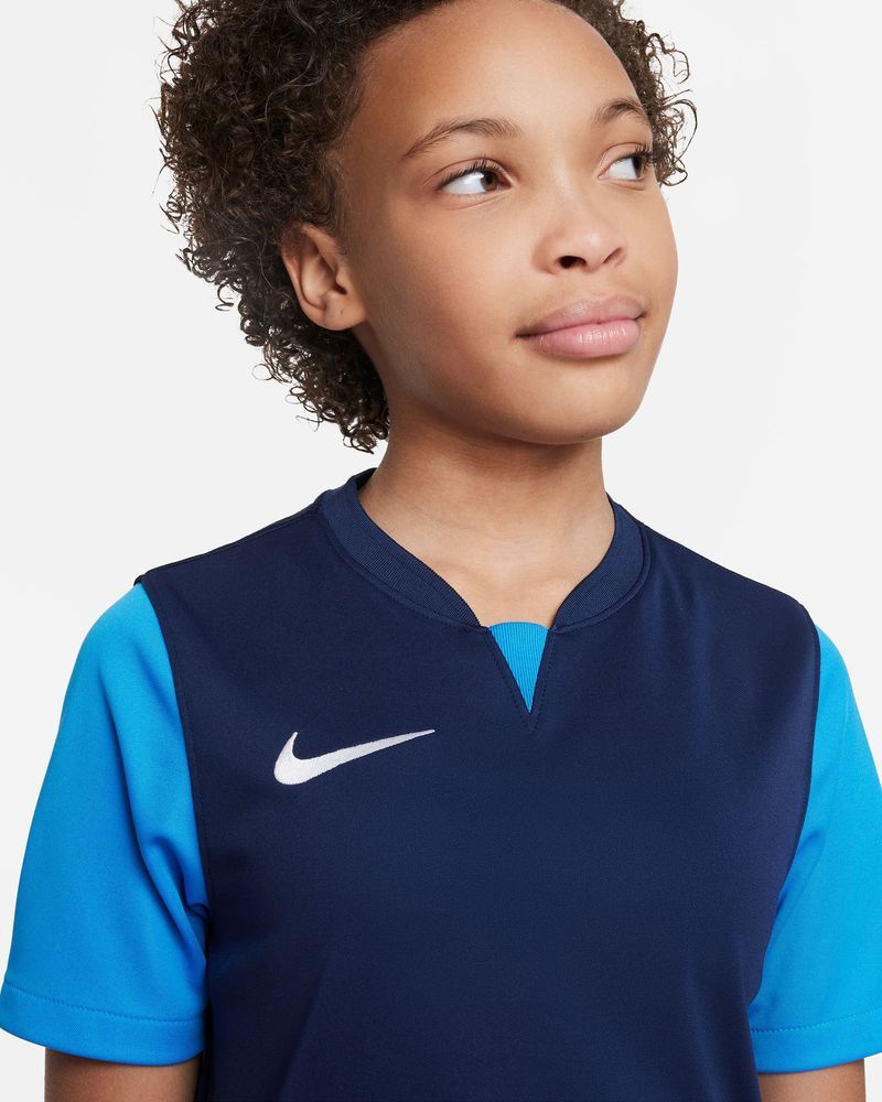 Maillot de football Nike Trophy V Bleu Marine pour enfant