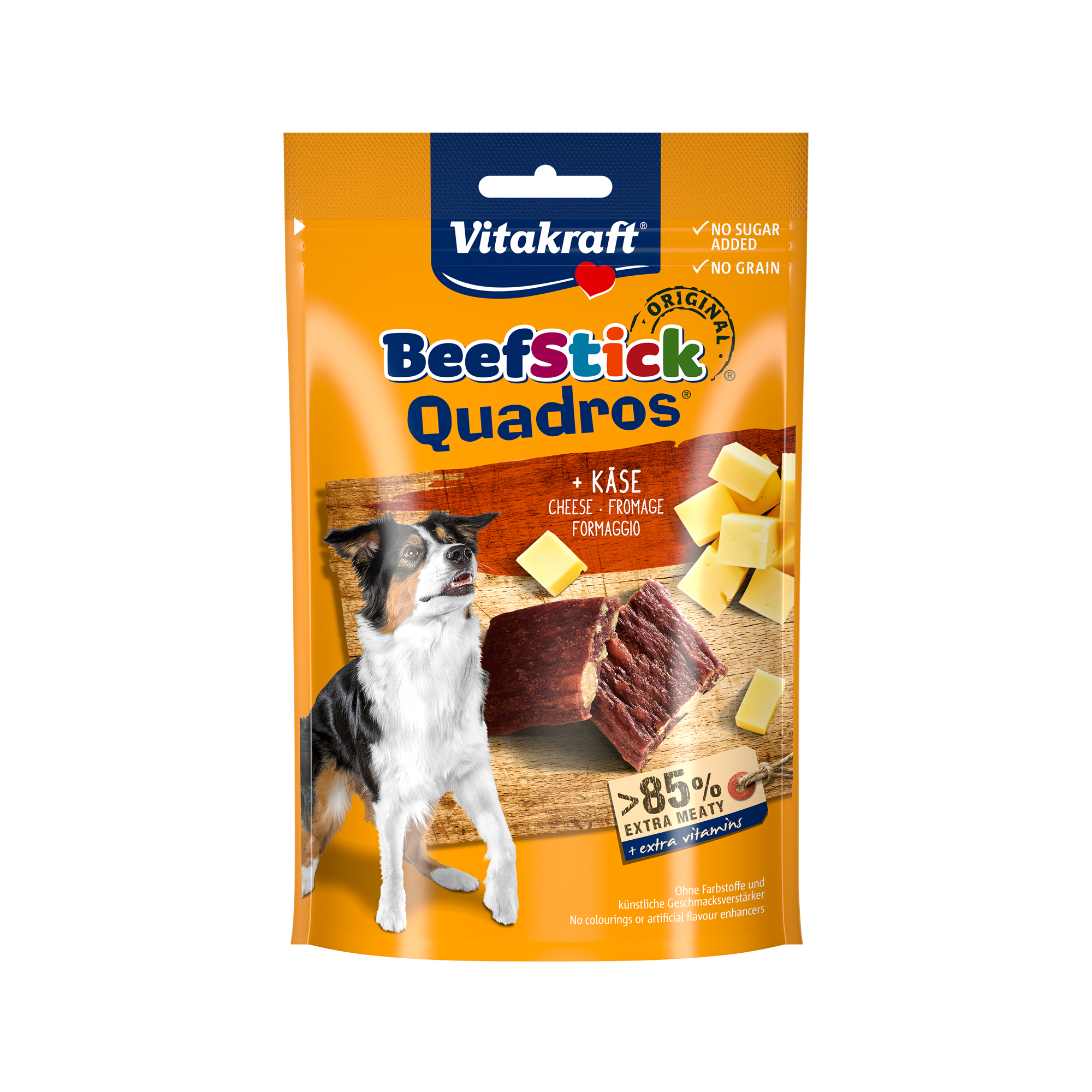 Vitakraft Beefsticks Quadros Kaas