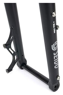 Fourche Seido BikePackingSteel | 15x110mm | Déport 51mm Noir