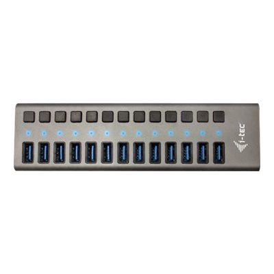 i-Tec USB 3.0 Charging HUB - Hub - 13 x SuperSpeed USB 3.0 - de bureau
