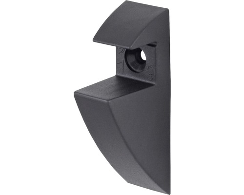 Plankklem 19 mm zwart