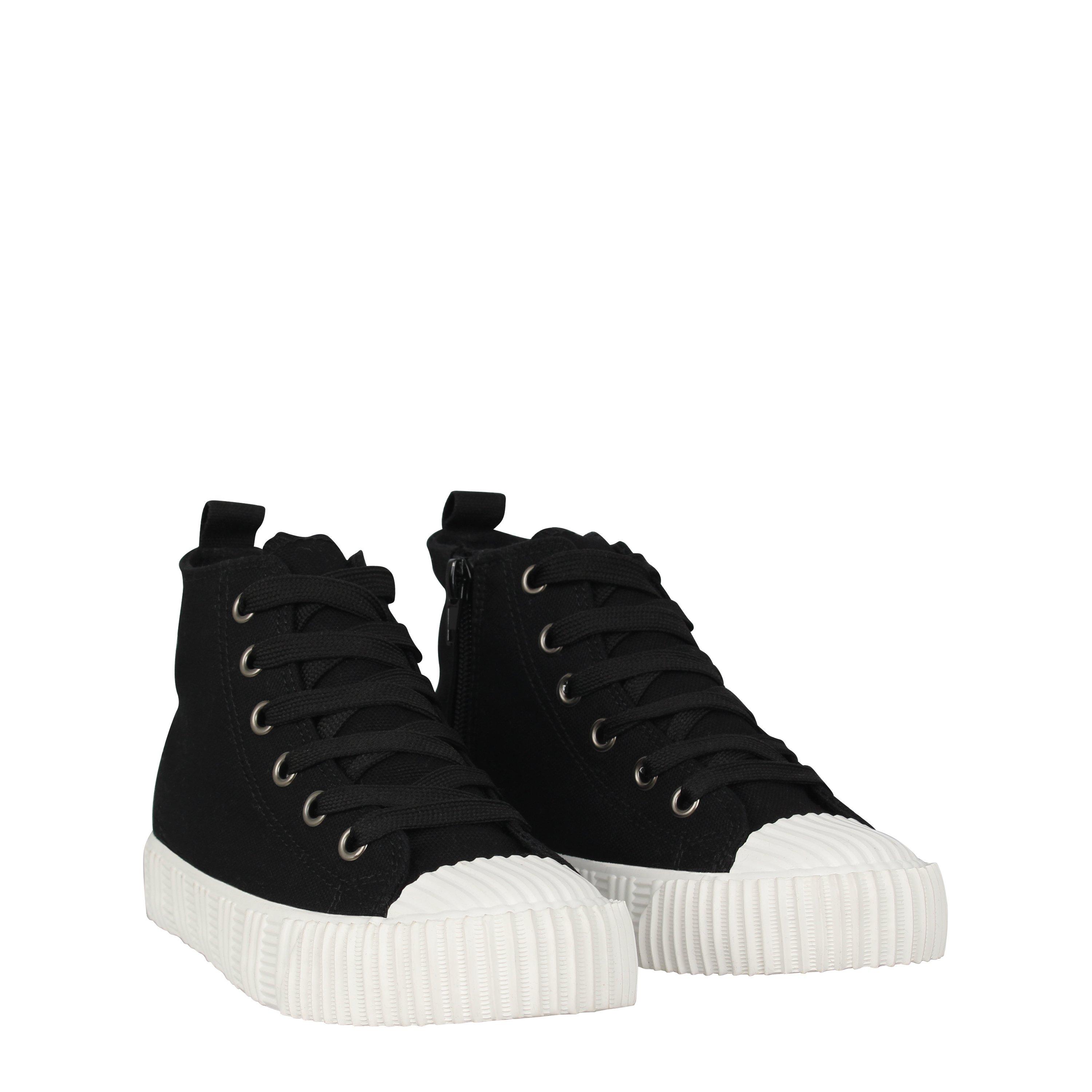 Be You Girls High Top Canvas Trainers