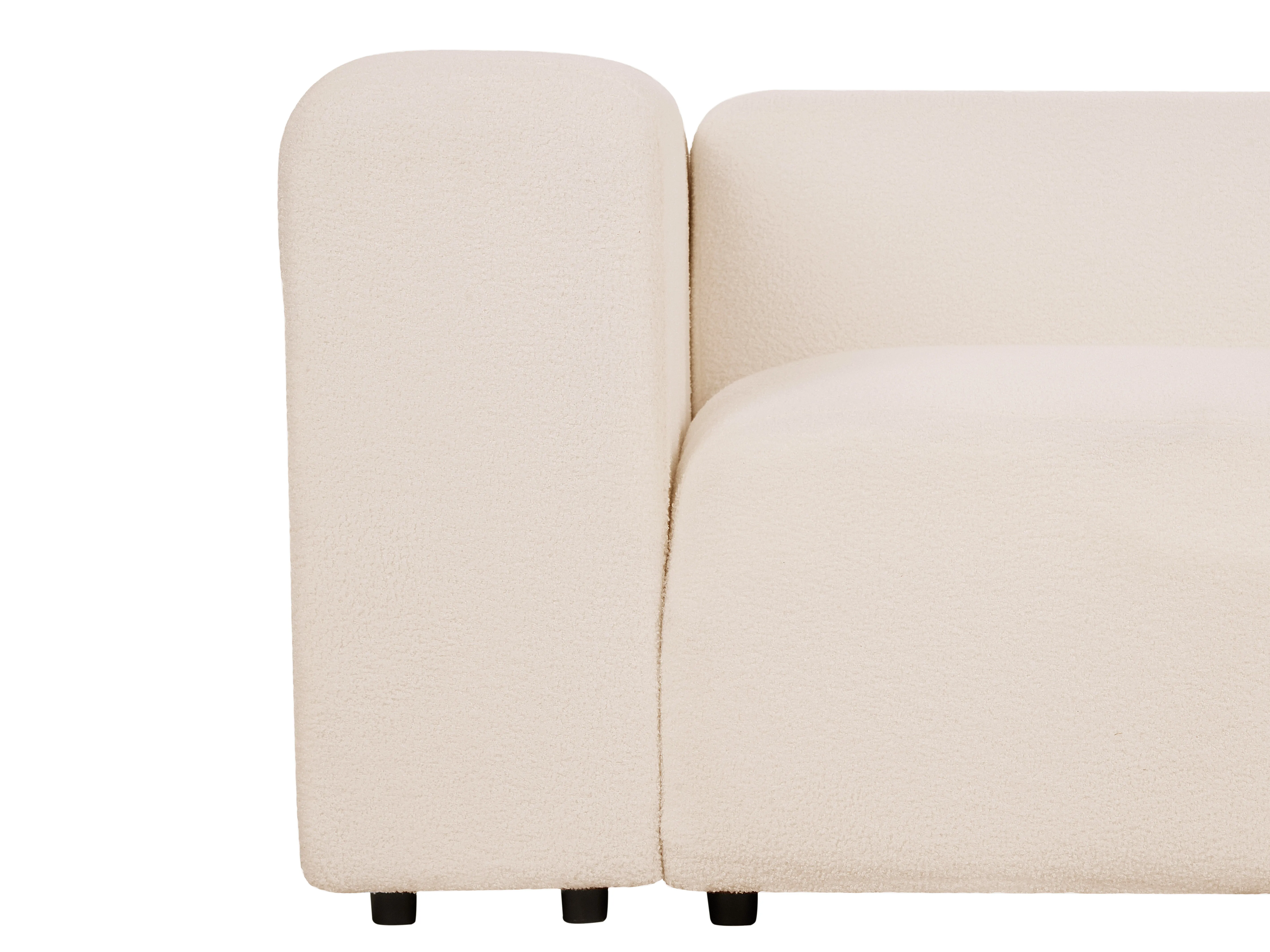 Modulaire bank 2-zits FALSTERBO Bouclé Lichtbeige