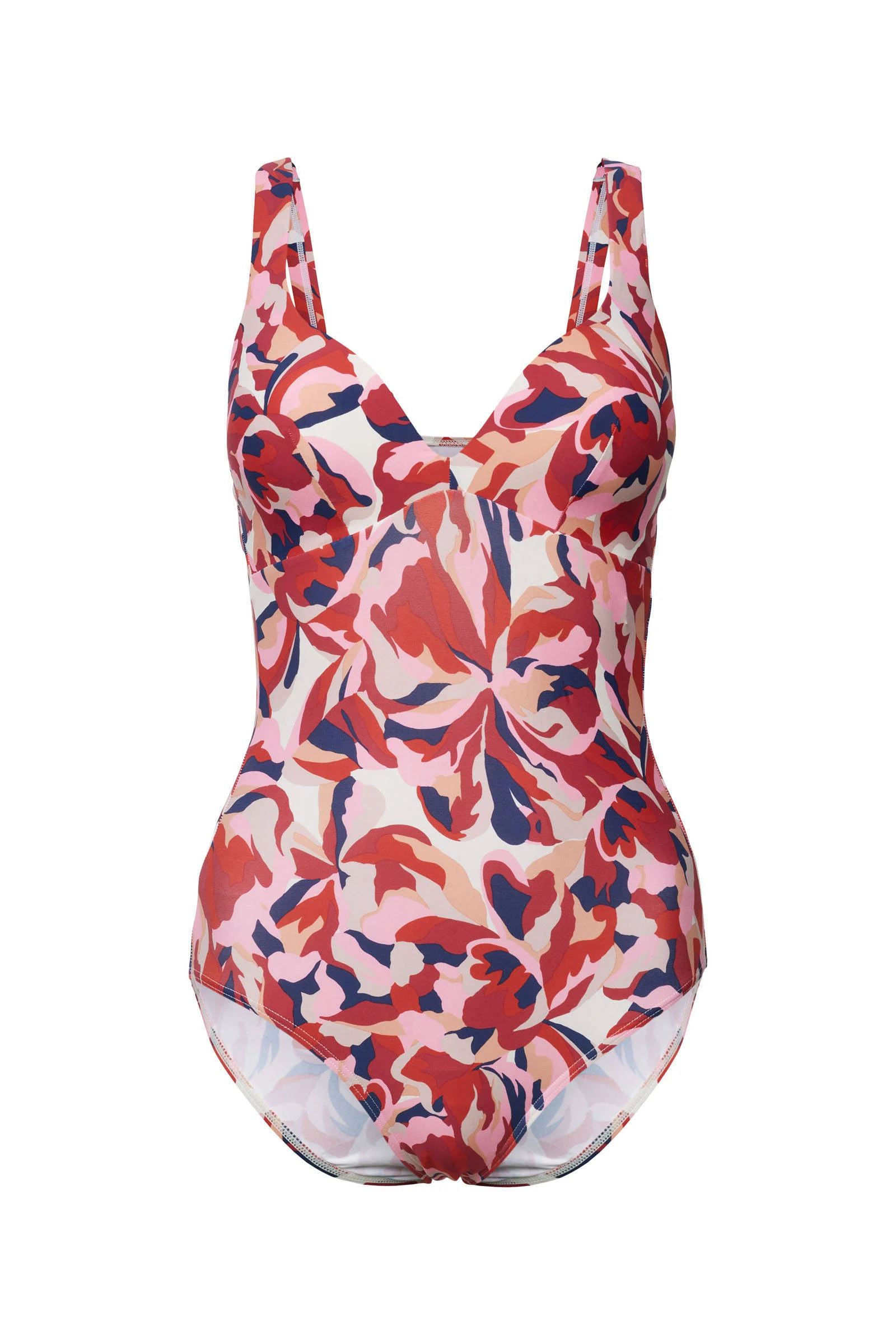 ESPRIT badpak rood/roze/blauw