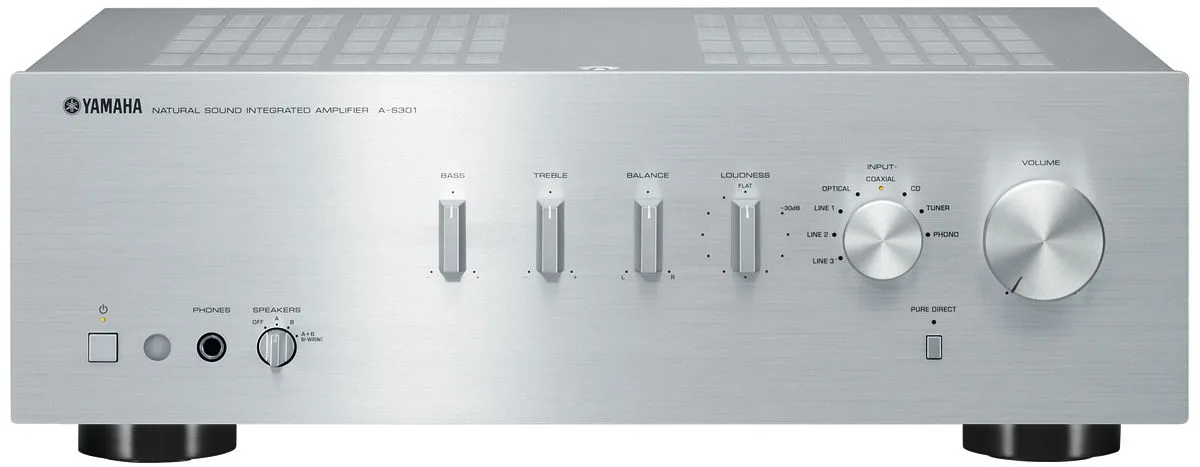 Yamaha A-S301 Silver Amplis hi-fi stéréo