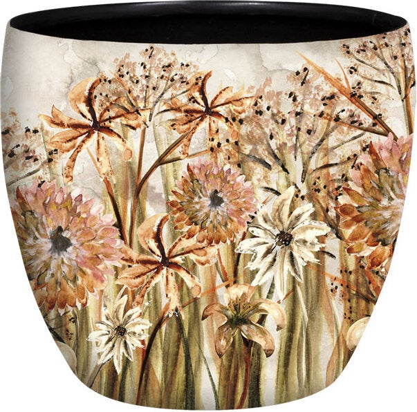 TS bloempot Serenity beige D 17 H 15 cm