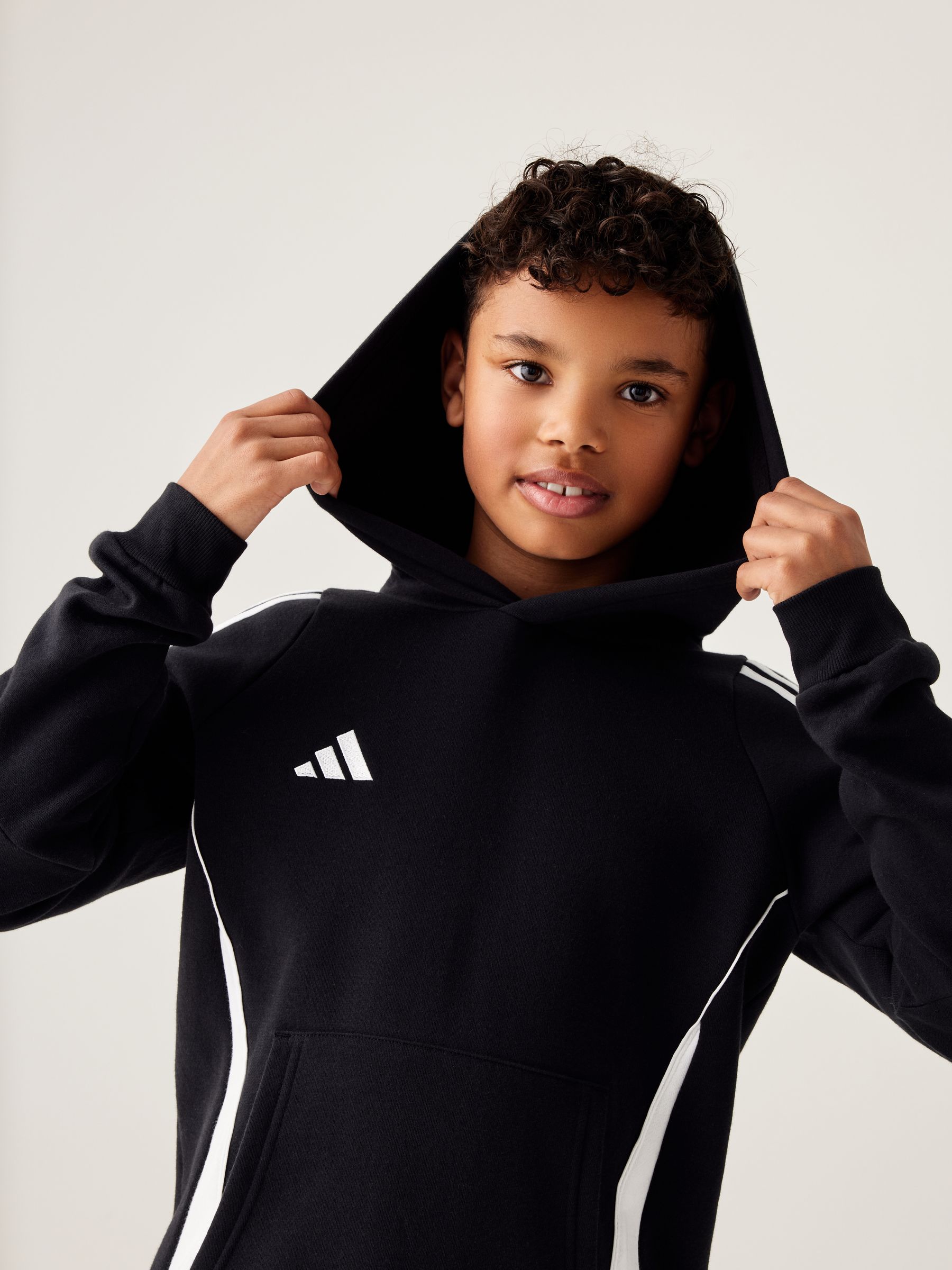 Zwart/wit - adidas Tiro 24 Sweat hoodie voor kinderen