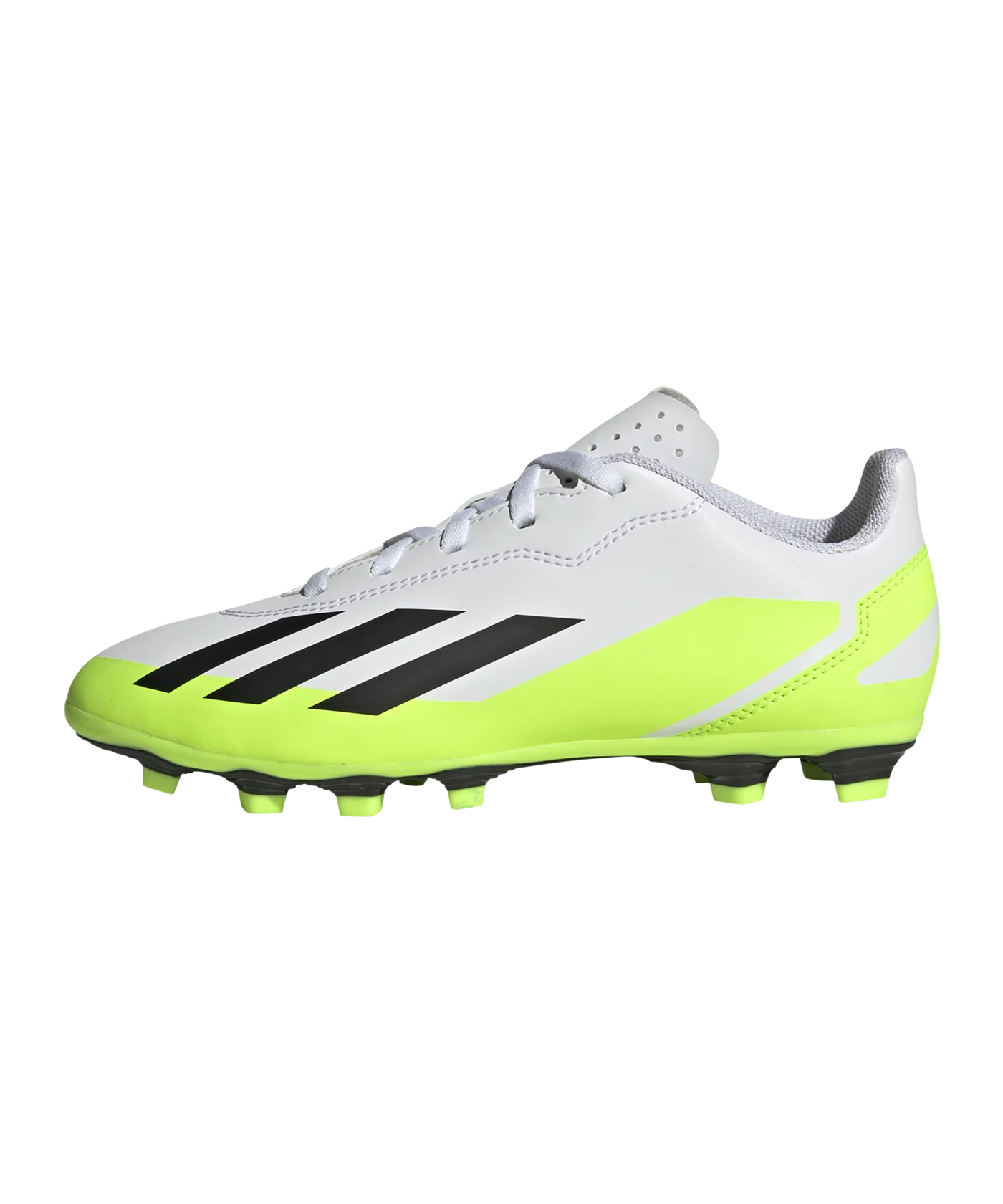 adidas X Crazyfast.4 FG Crazyrush Kids Weiss Schwarz Gelb