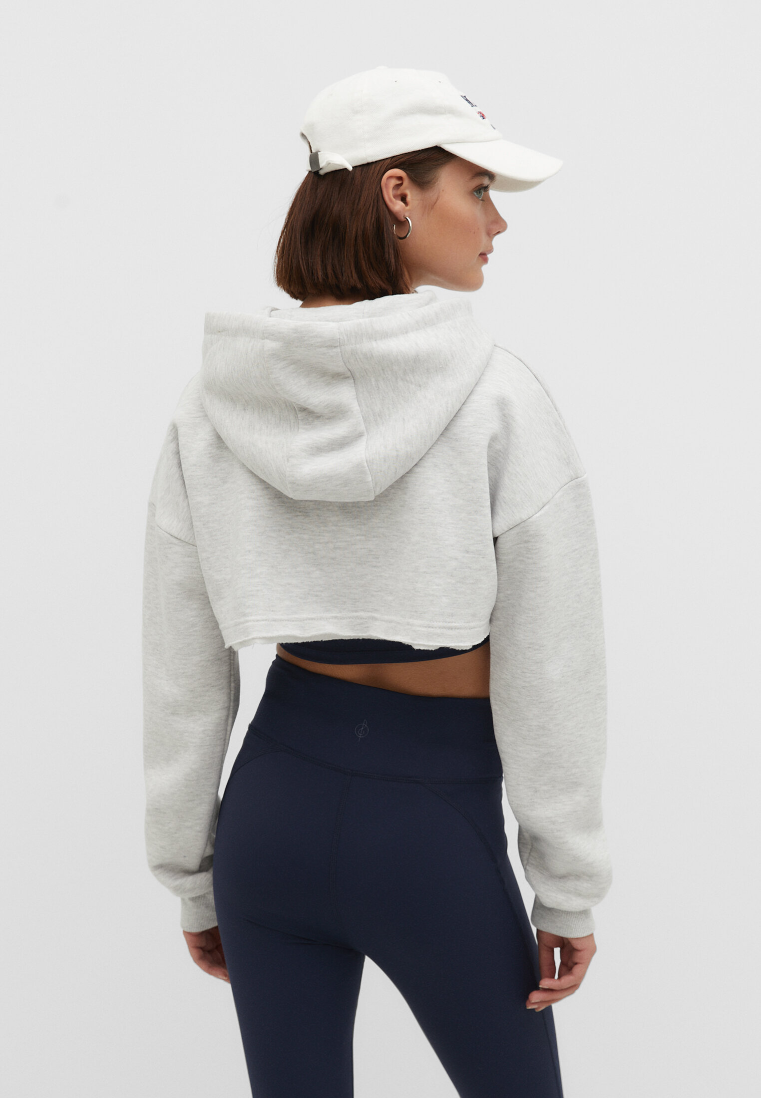 Moletom cropped