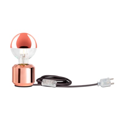 LED-Kopfspiegellampe Globe, Kupfer