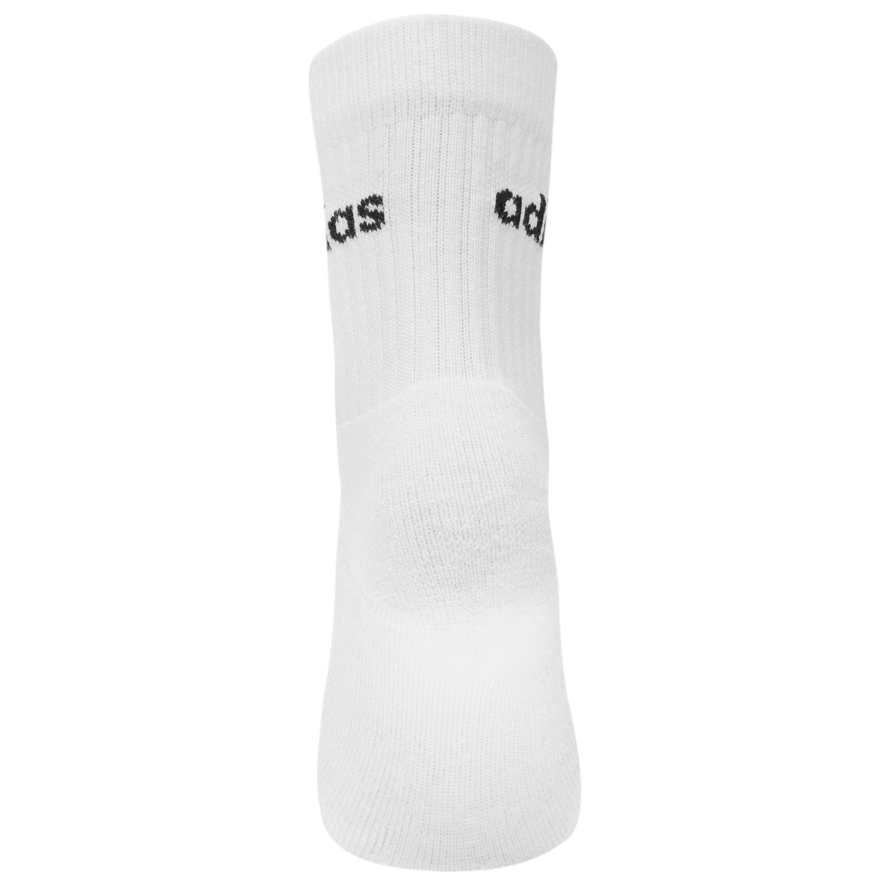 adidas Half-Cushioned Crew 3 Pack Socks