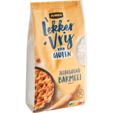 Jumbo Lekker Vrij van Gluten Zelfrijzend Bakmeel 450 g