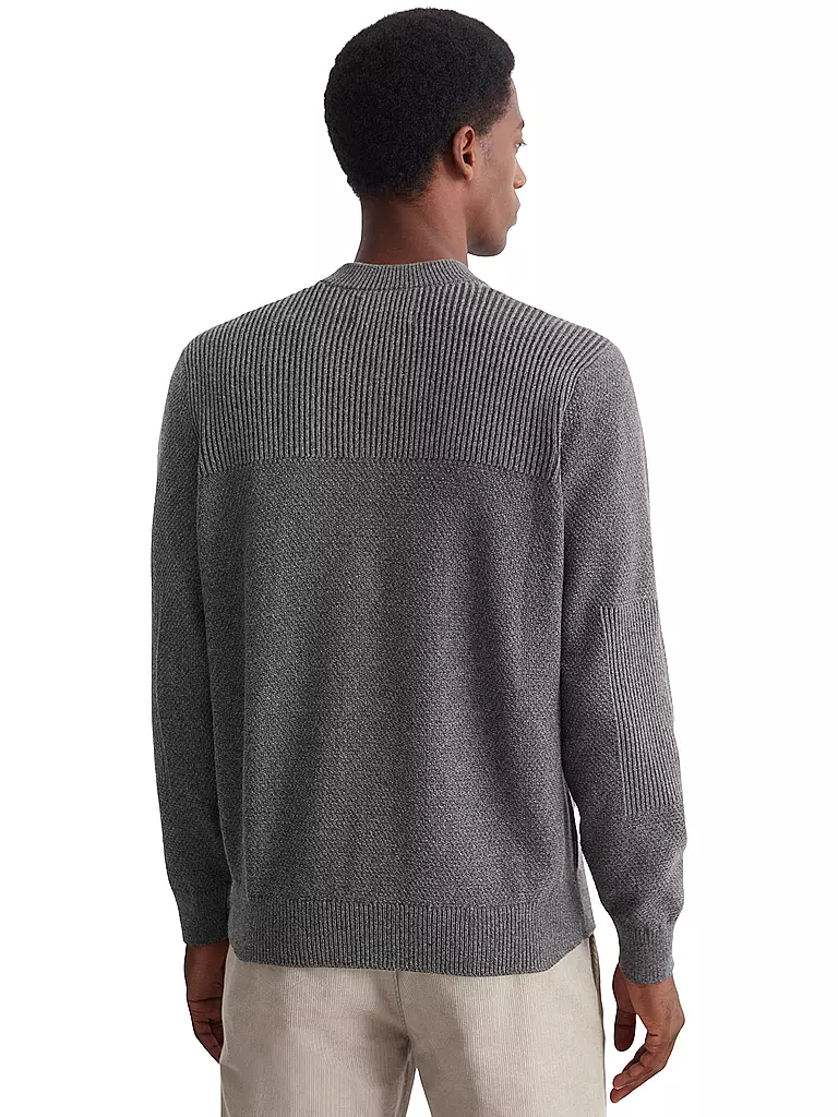 MARC O'POLO Strickjacke grau