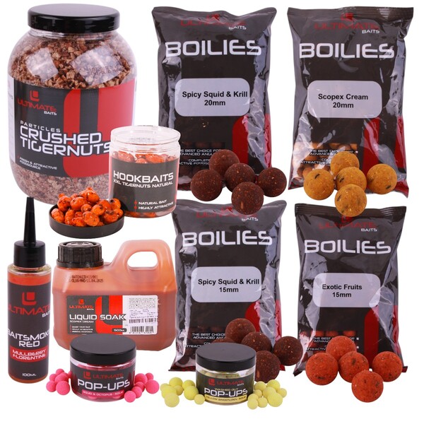 Ensemble complet d'appâts Ultimate Ultimate Baits Carp Week Pack