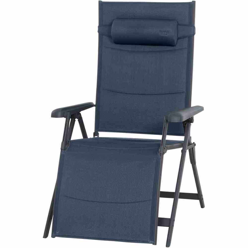 Campingstuhl RELAX PREMIUM XL - dunkelblau - klappbar