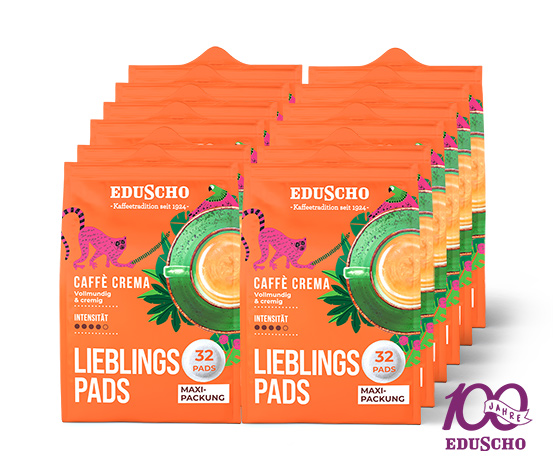 Eduscho Lieblingspads Caffè Crema - 12x 32 Pads