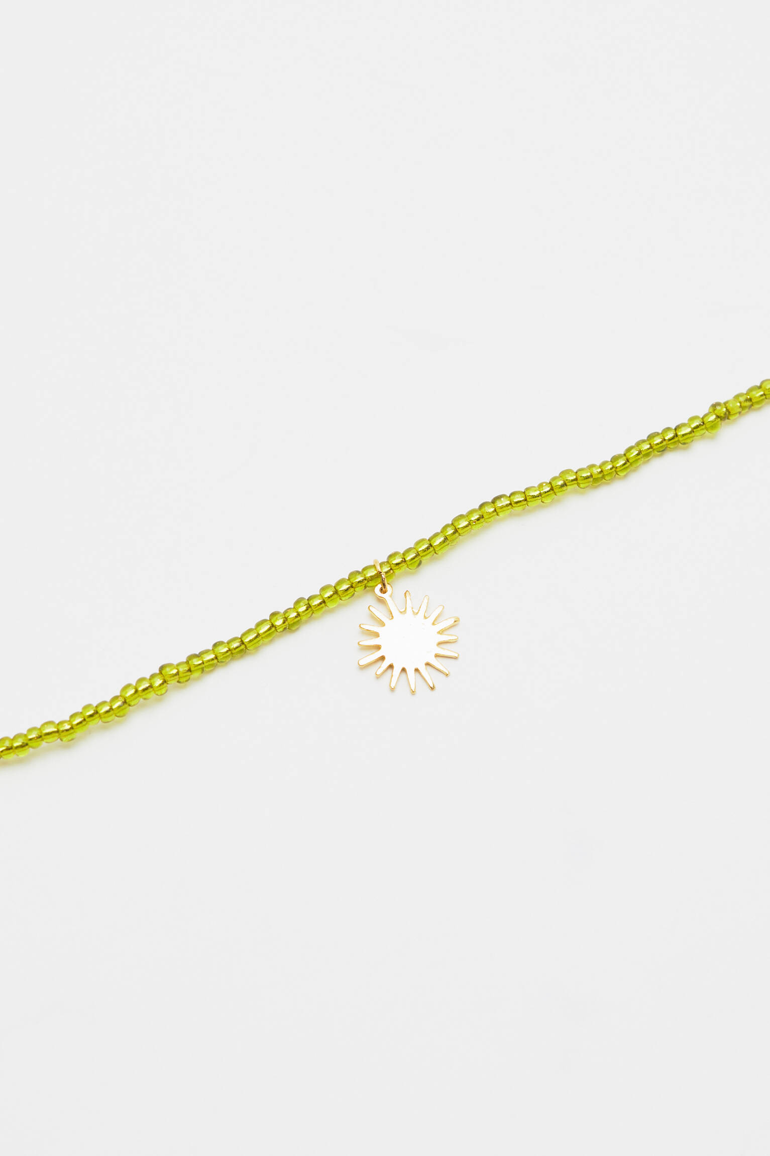 Conjunto de 3 colares de miçangas - Verde