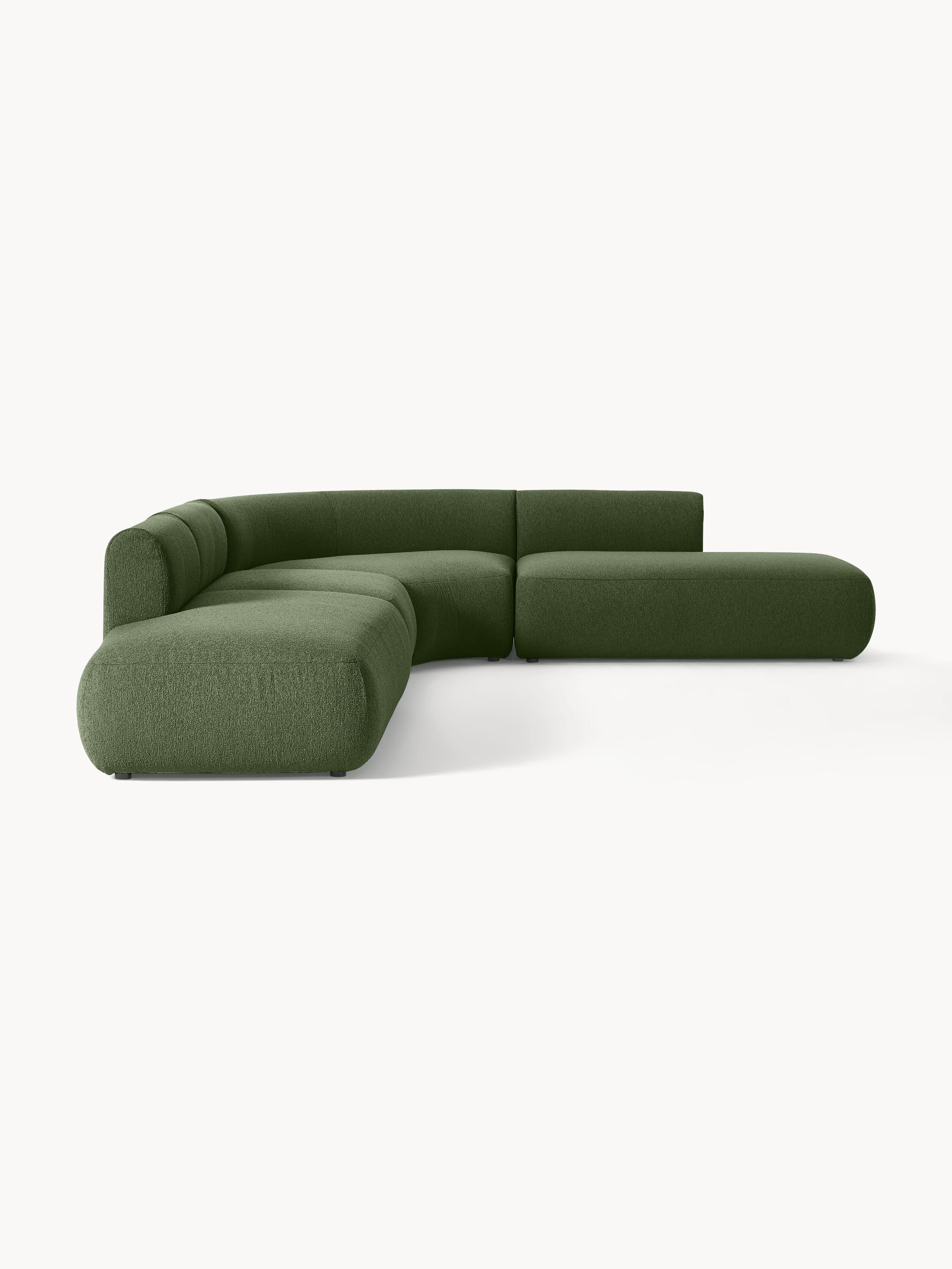 Modulaire bouclé hoekbank Sofia (4-zits)